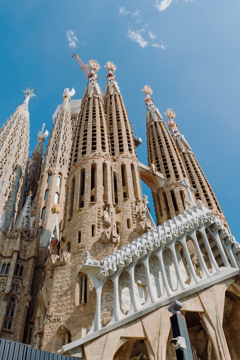 Barcelona Spain Sagrada Familia architecture