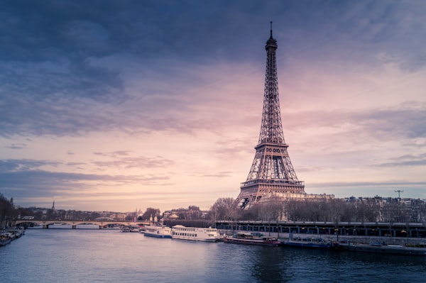 Eiffel Tower Paris France luxury coach tour