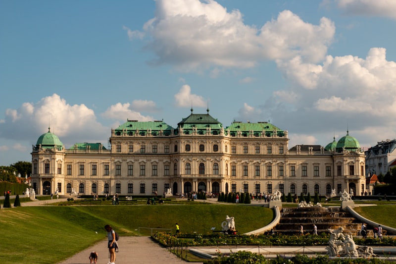 Imperial palace architecture in Vienna, Austria